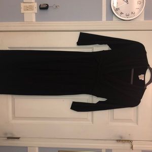 Maternity Black long sleeve dress